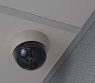 купольная камера - система видеонаблюдения в офисе