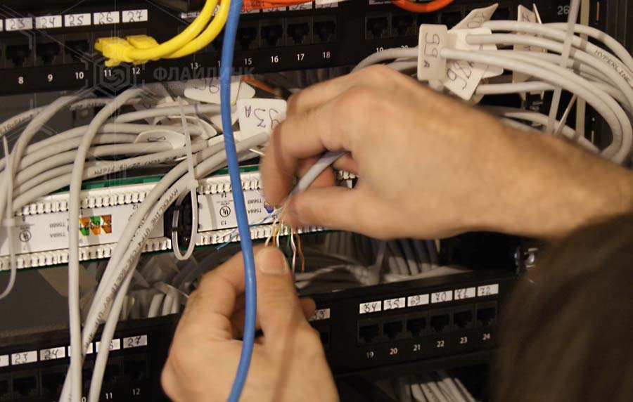 Процесс настройки кабельной сети